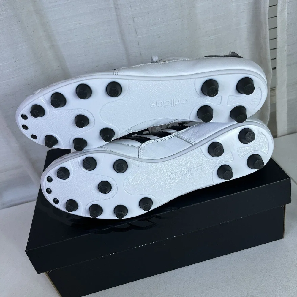 Adidas Copa Mundial Leather White Black‎ Soccer Shoes Cleats ID4050 Men's Size 7